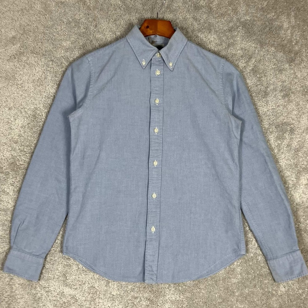 Rugby Ralph Lauren University Oxford Blue Button Down Shirt Womens 6
